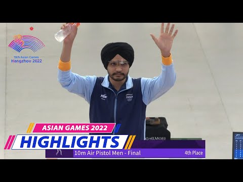 Shooting | 10m Air Pistol Men - Final | Highlights | Hangzhou 2022 Asian Games