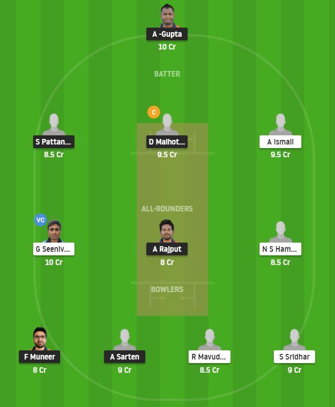 MAM vs HSG Dream11 Prediction Team 11 August