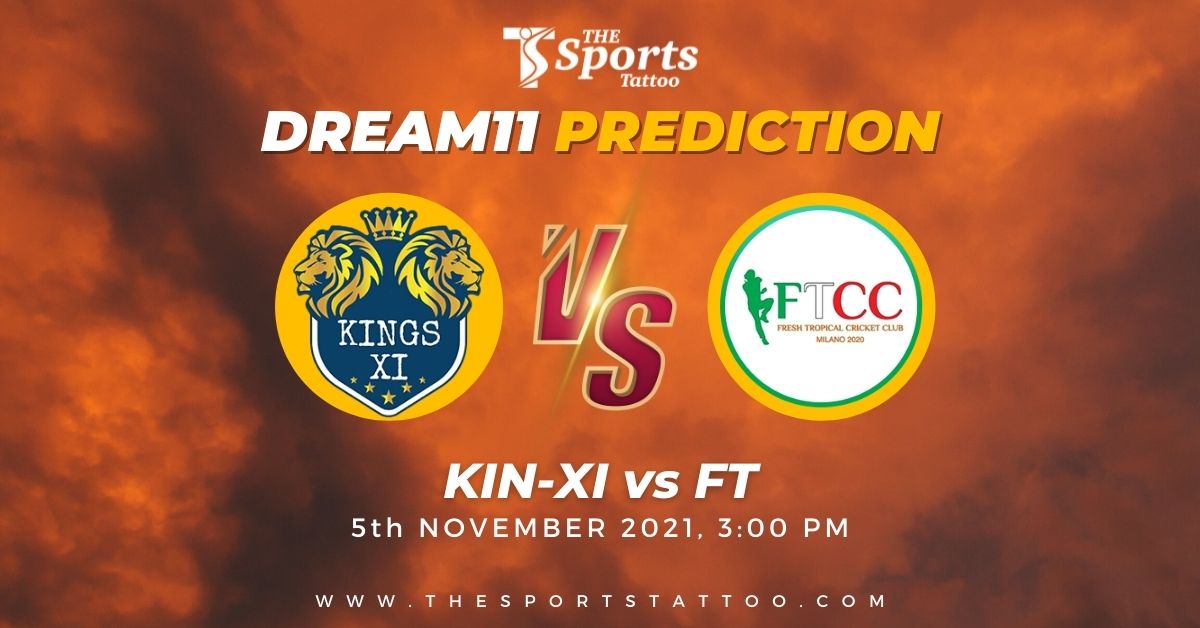 KIN-XI vs FT Dream11 Prediction Today Match – FanCode ECS Italy, Super Series – Live Score, Team News, Top Picks 1 KIN-XI vs FT