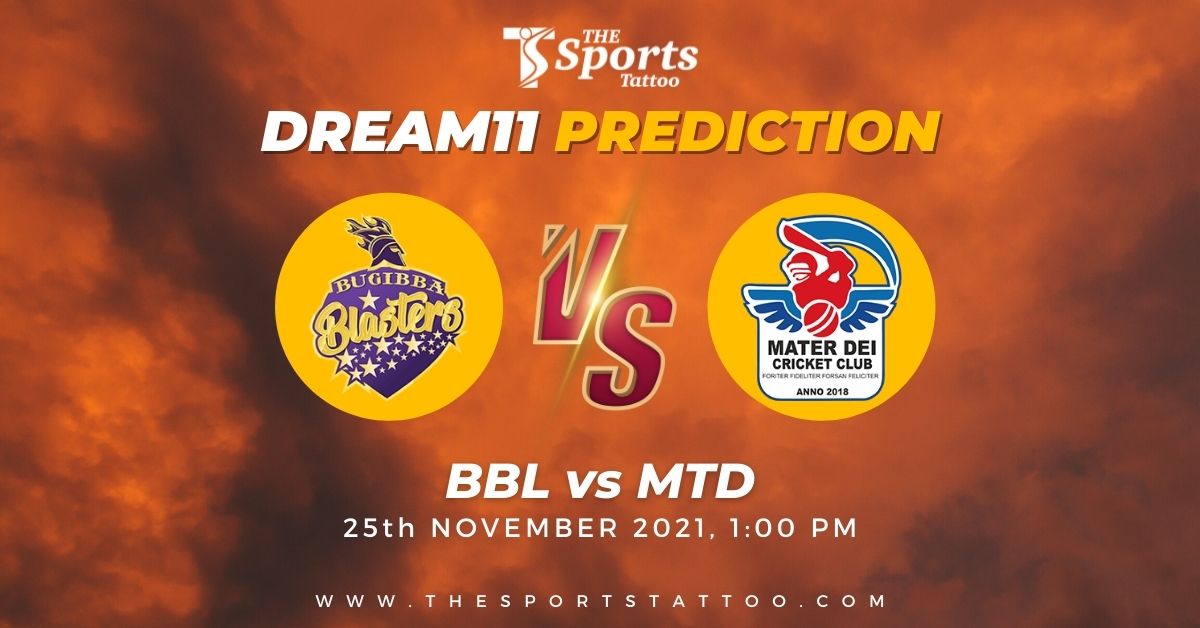 BBL vs MTD Dream11 Prediction Today Match – FanCode ECS T10 Malta 2021 – Live Score, Team News, Top Picks 1 BBL vs MTD