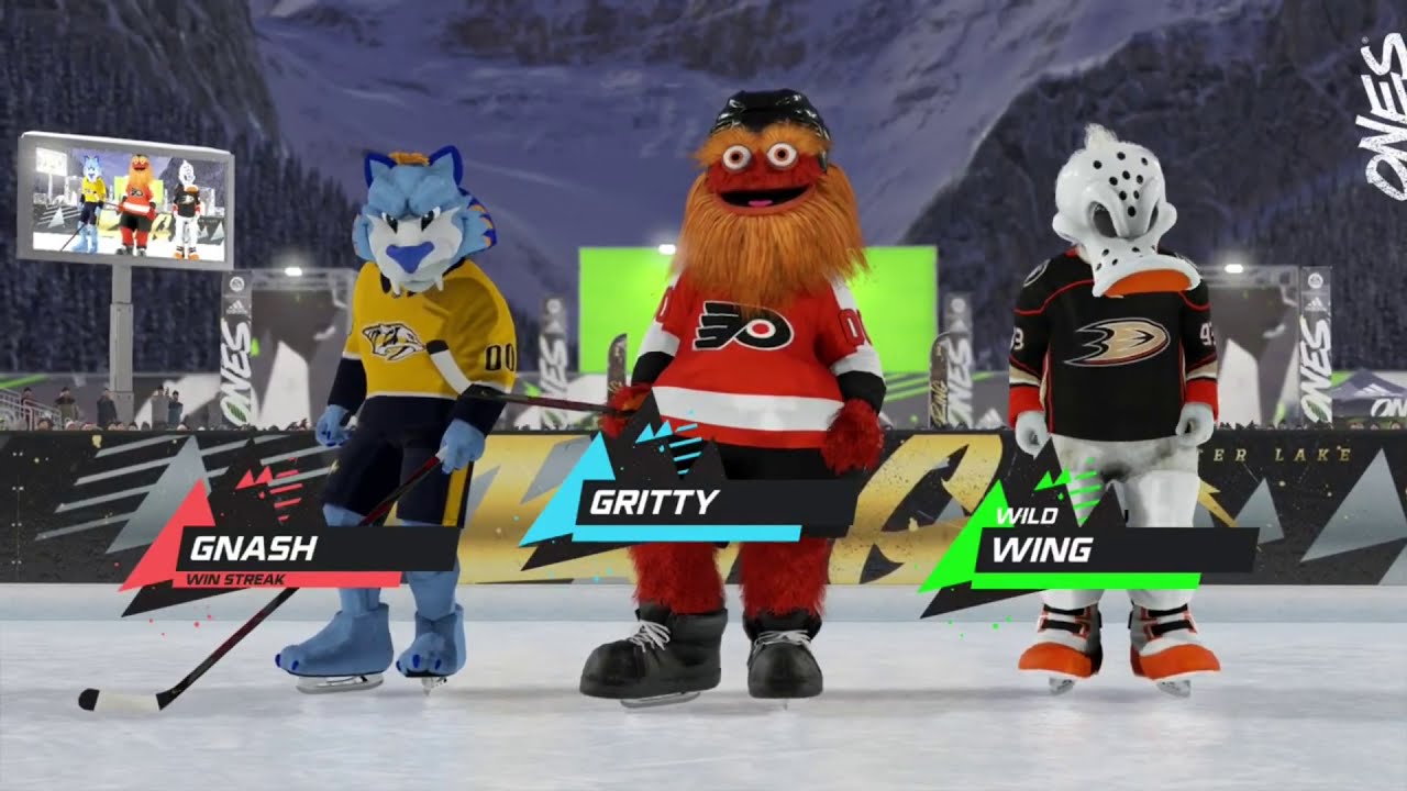 How to play as NHL 23 mascots in the game?
