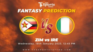 ZIM vs IRE 1st ODI