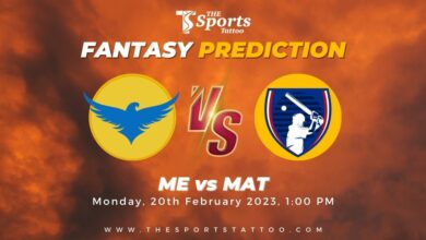 ME vs MAT Dream11 Prediction, Fantasy Cricket Tips, Dream11 Team, My11 Circle, Pitch Report, News, Top Picks, and Injury Update – Zimbabwe T20