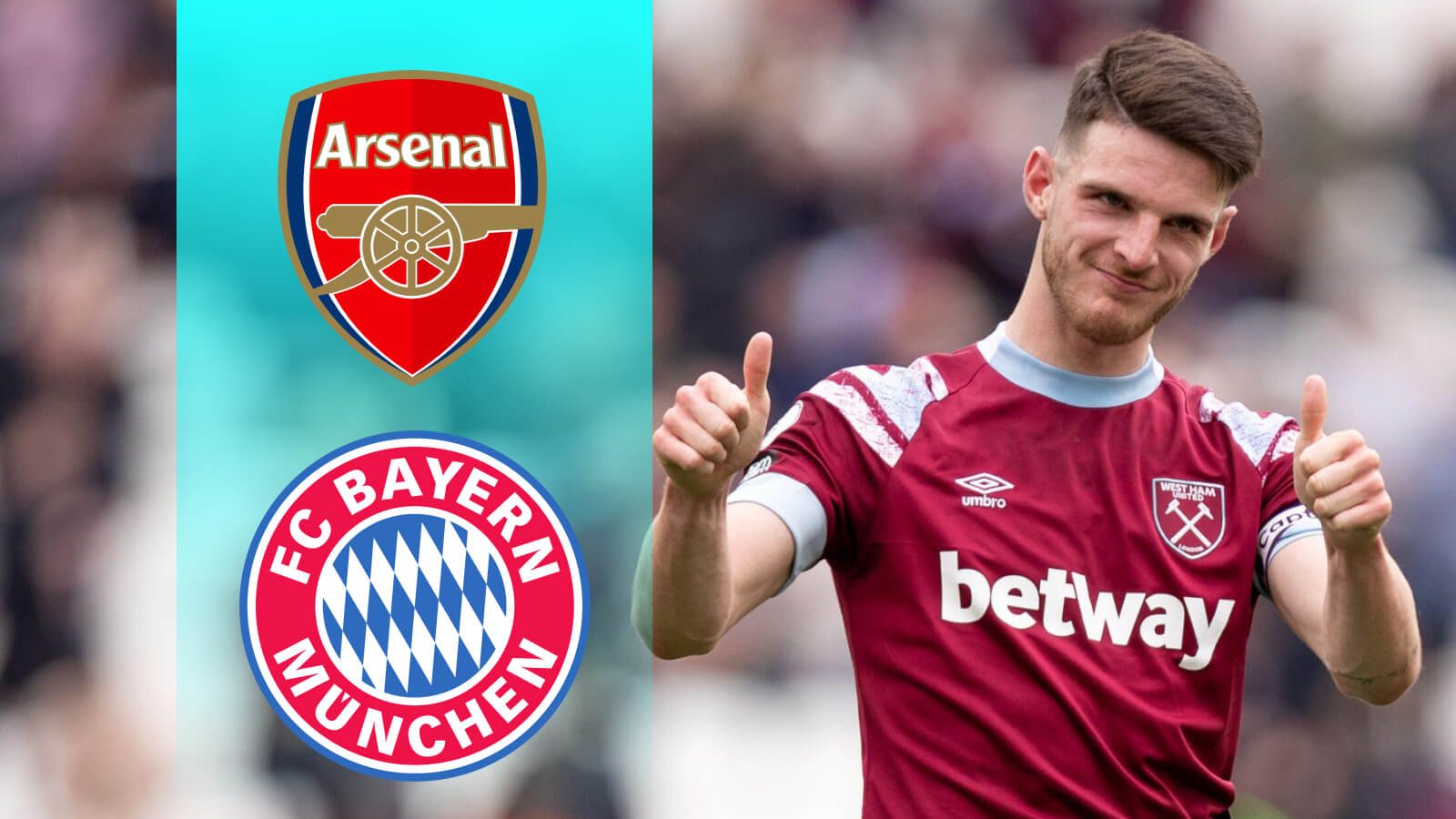 Is Declan Rice rejecting Arsenal for Bayern Munich?