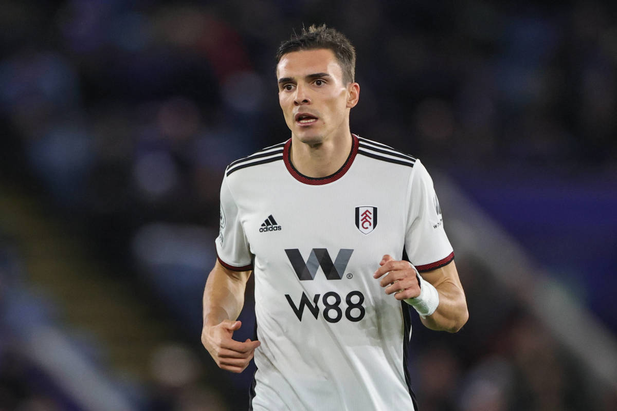 Joao Palhinha of Fulham has been linked to a summer transfer to Aston Villa for a fee of up to £60 million