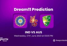 IND vs AUS Dream11 Predicition
