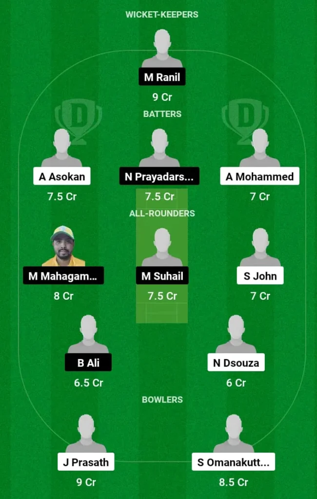 AMB vs RLC Dream11 Prediction