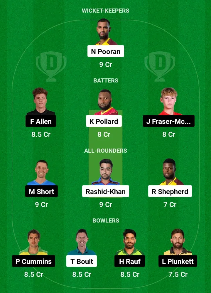 NY vs SF Dream11 Prediction