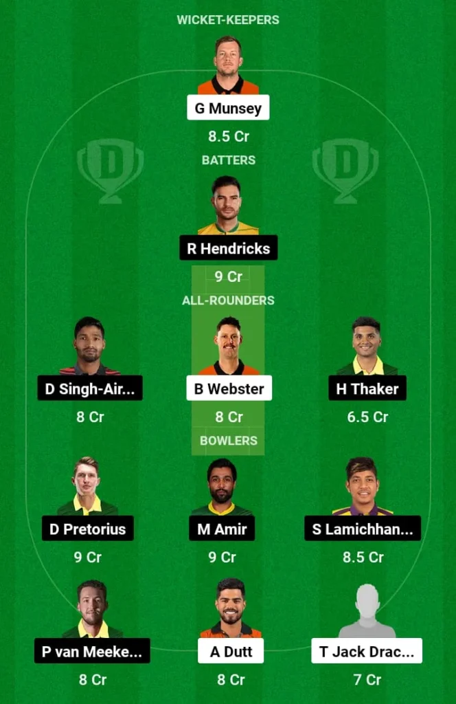 BRW vs VK Dream11 Prediction