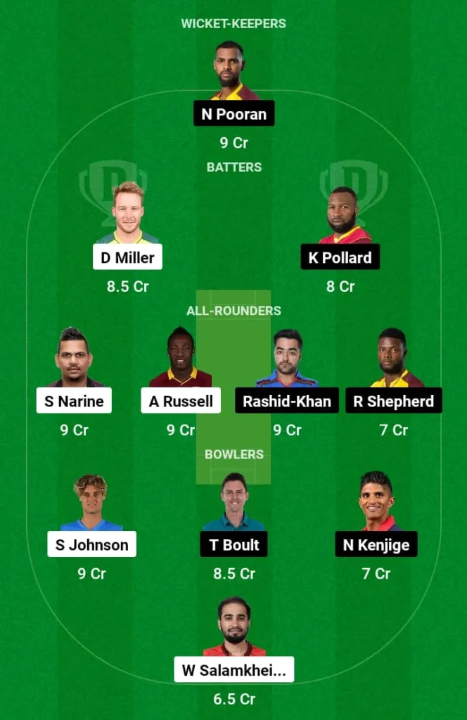 LAS vs NY Dream11 Prediction