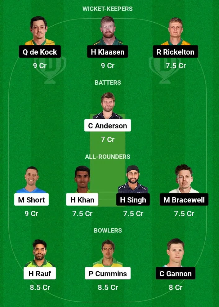 SF vs SEA Dream11 Prediction