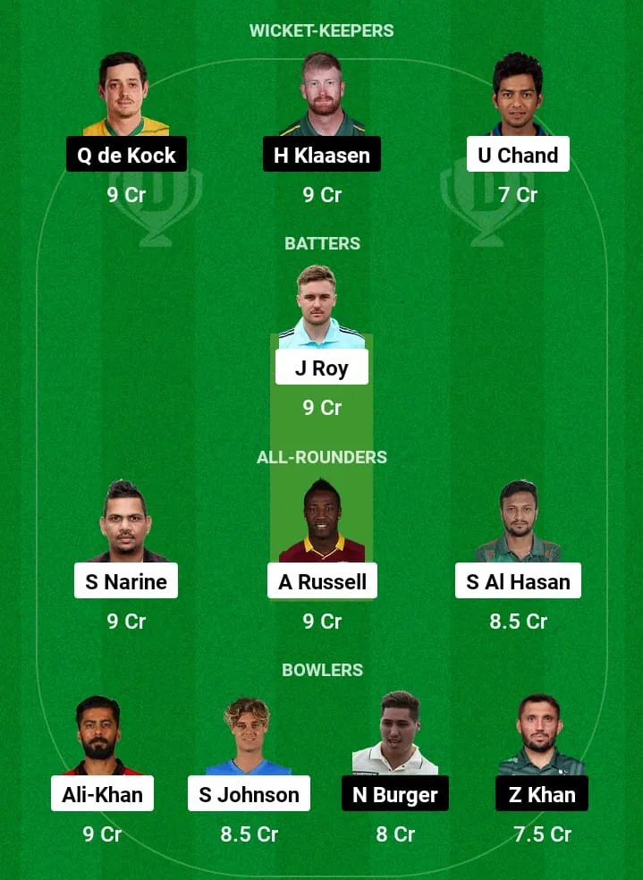 LAS vs SEA Dream11 Prediction Today Match