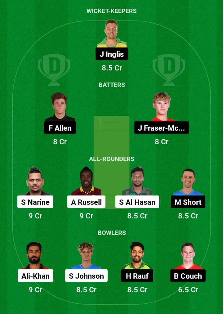 LAS vs SF Dream11 Prediction Today Match