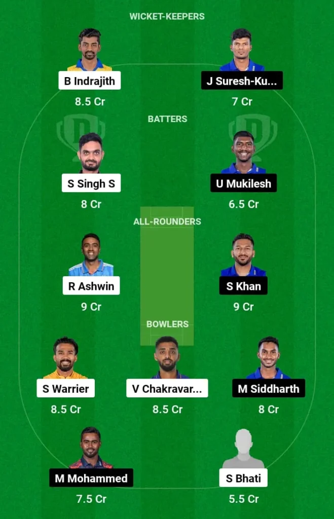 DD vs LKK Dream11 Prediction