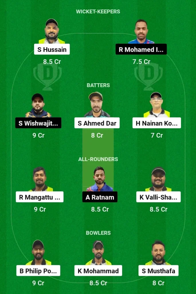 KRM vs CEC-B Dream11 Prediction