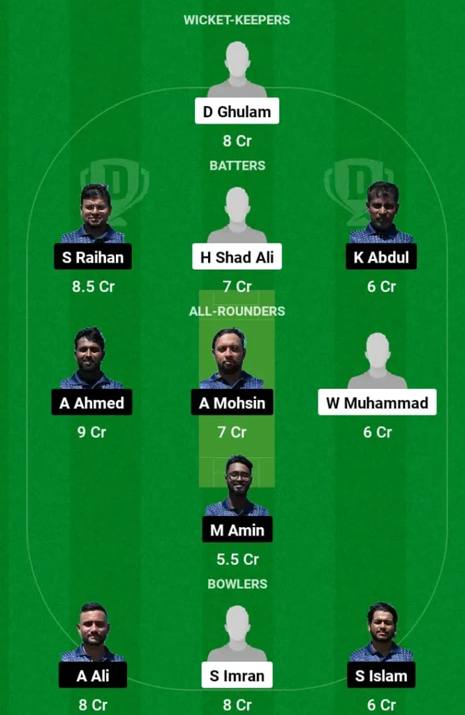 BAP vs RBMS Dream11 Prediction