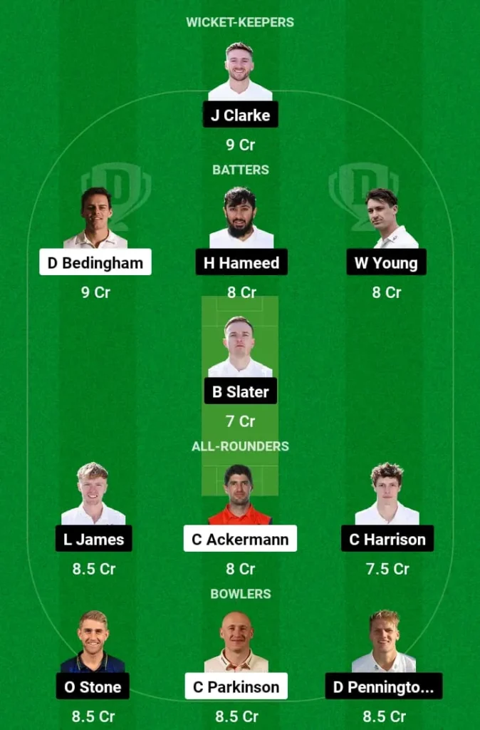 DUR vs NOT Dream11 Prediction