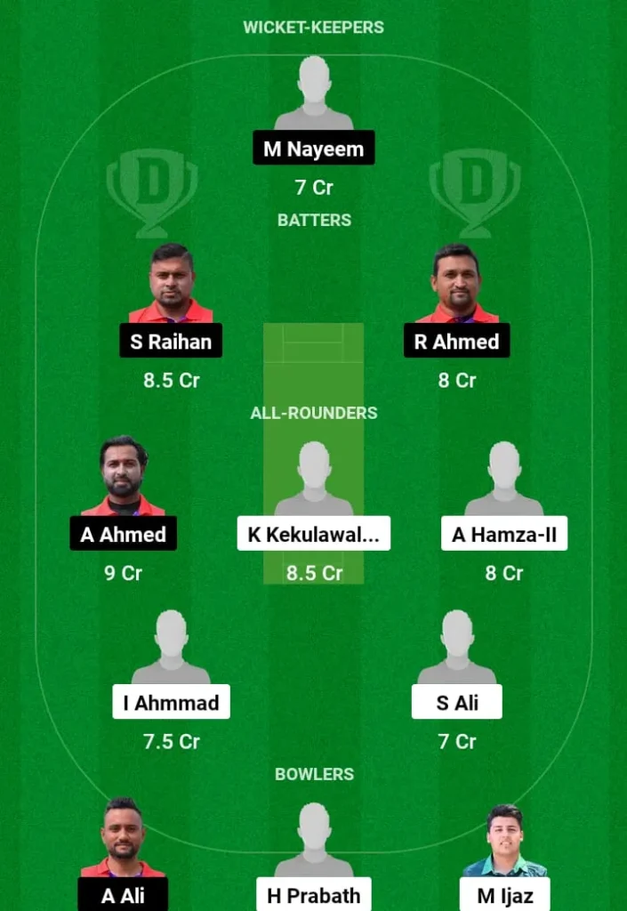 RC vs RBMS Dream11 Prediction