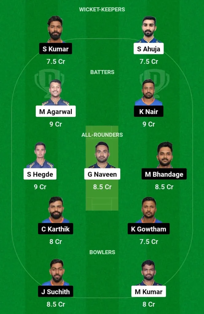 BB vs MW Dream11 Prediction