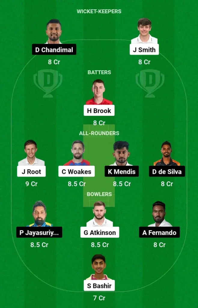 ENG vs SL Dream11 Prediction