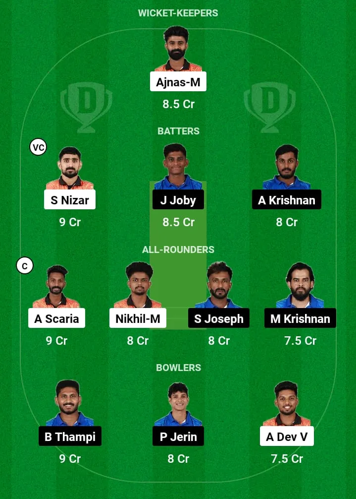 CG vs KBT Dream11 Prediction