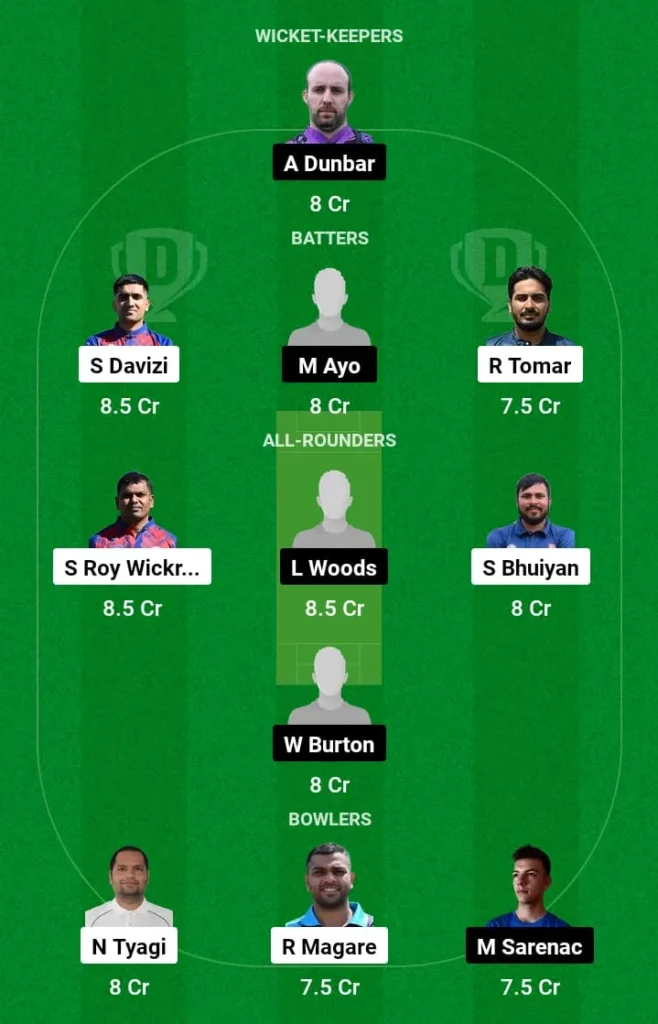 CZE vs SER Dream11 Prediction