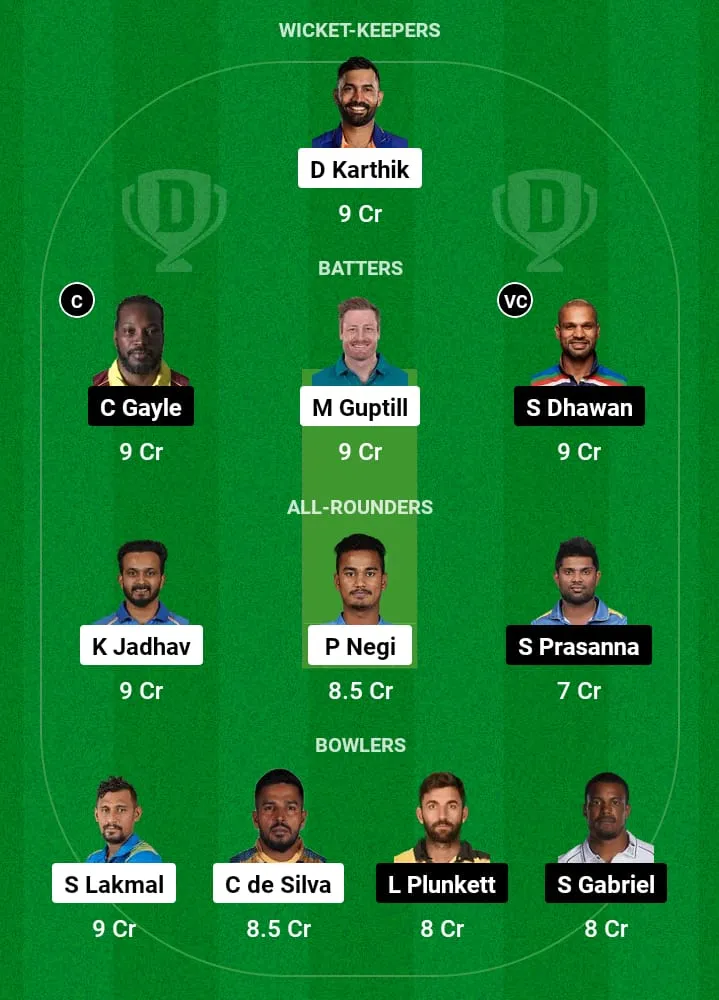 SSS vs GJG Dream11 Prediction