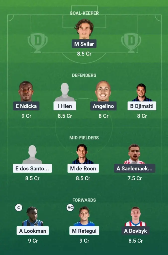 ATN vs ROM Dream11 Prediction, Serie A, Fantasy Football, Top Picks, Broadcast, Predicted XI – 13th May 2025 1 ATN vs ROM Dream11 Prediction