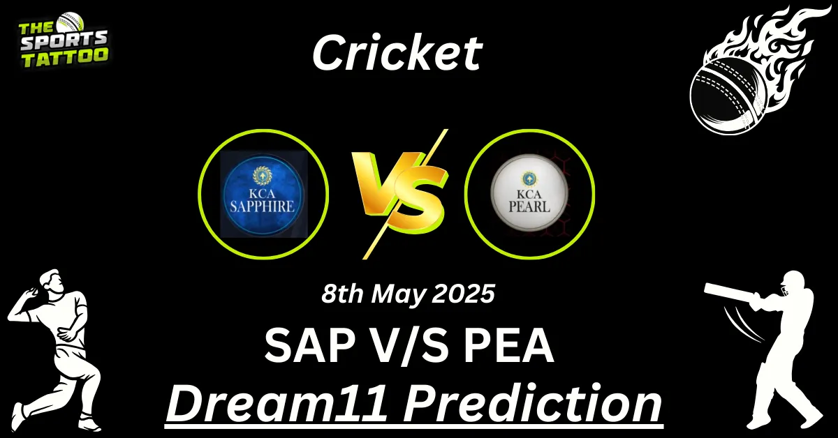 SAP vs PEA Dream11 Prediction