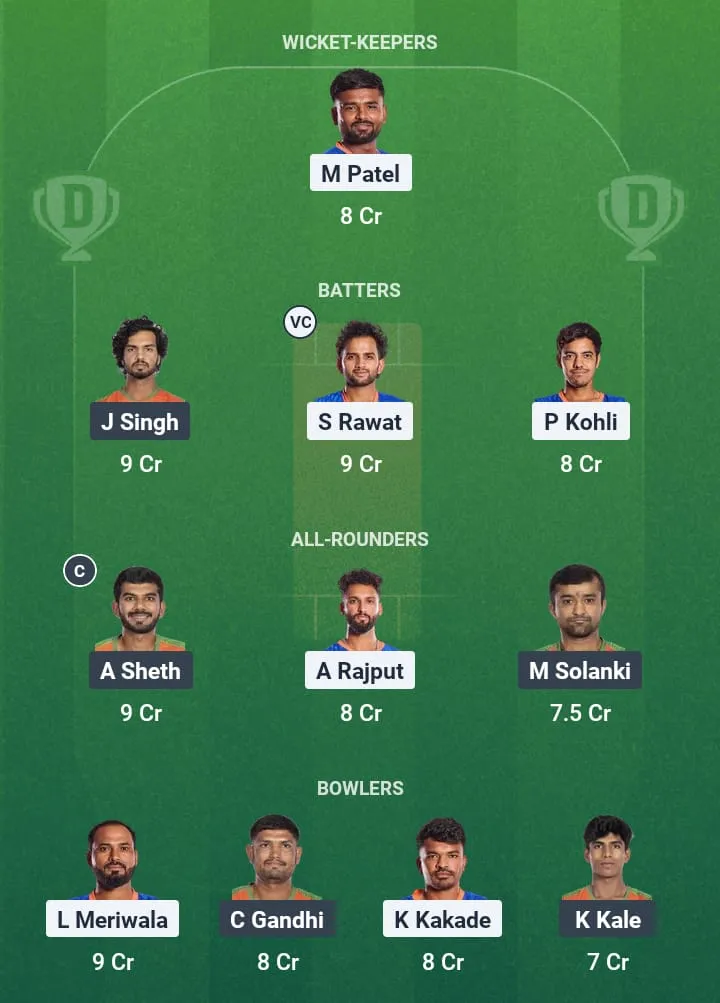 DDZ vs ASV Dream11 Prediction: Fantasy Tips, Playing XI & Pitch Report for Match 14 of Baroda Premier League 1 DDZ vs ASV Dream11 Prediction