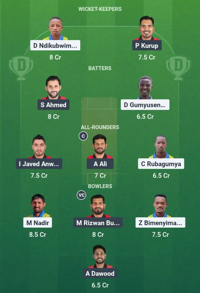 RWA vs BAH Dream11 Prediction