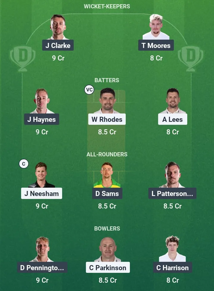 DUR vs NOT Dream11 Prediction