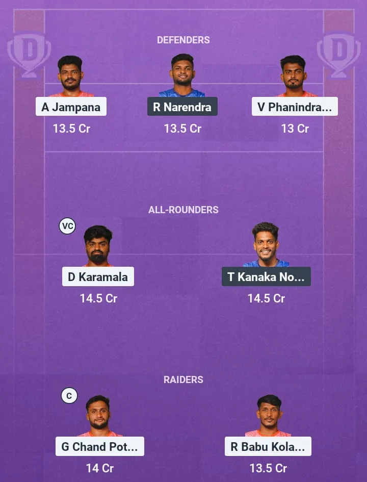 AMR vs VZC Dream11 Prediction