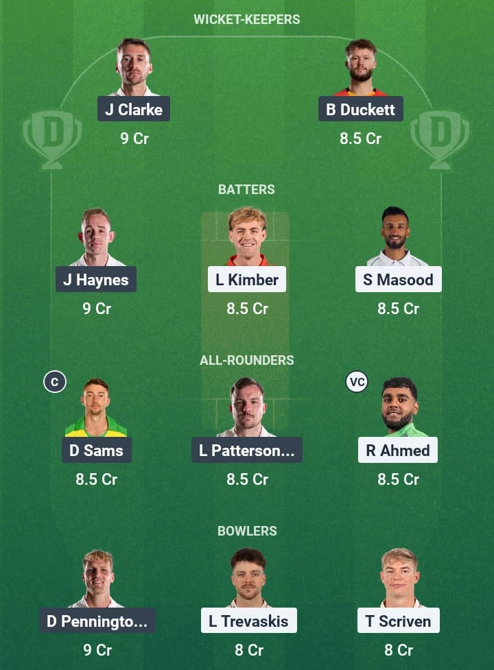 LEI vs NOT Dream11 Prediction