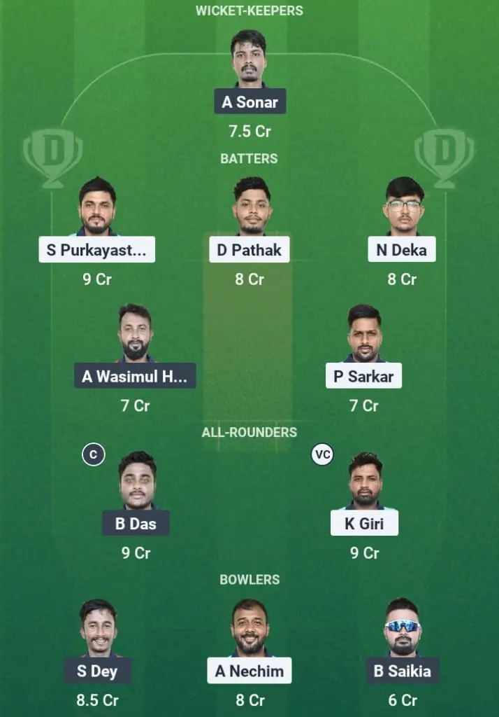 BCC vs NVR Dream11 Prediction
