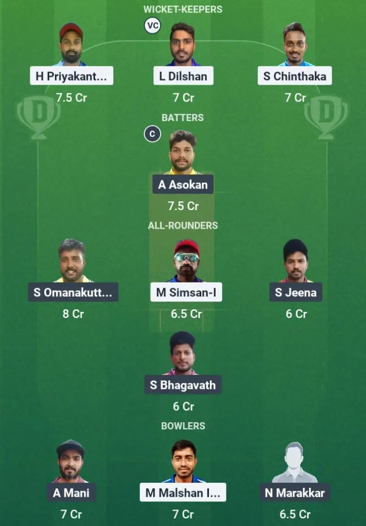 CECC vs RTZ Dream11 Prediction