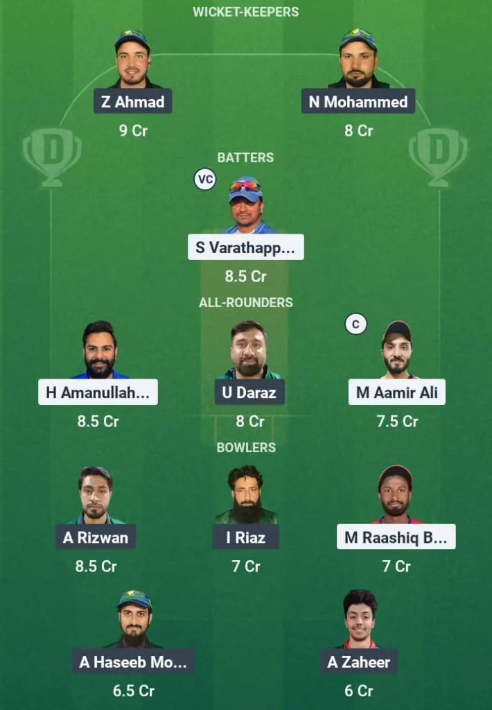 KRM vs GCC Dream11 Prediction