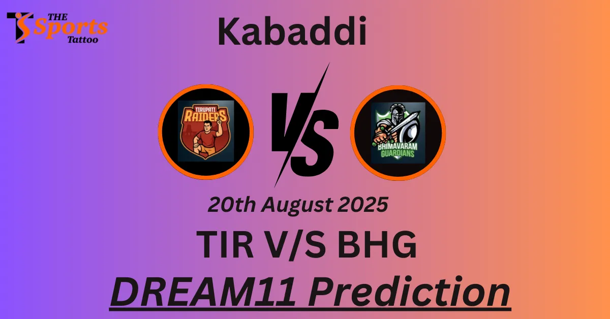 TIR vs BHG Dream11 Prediction