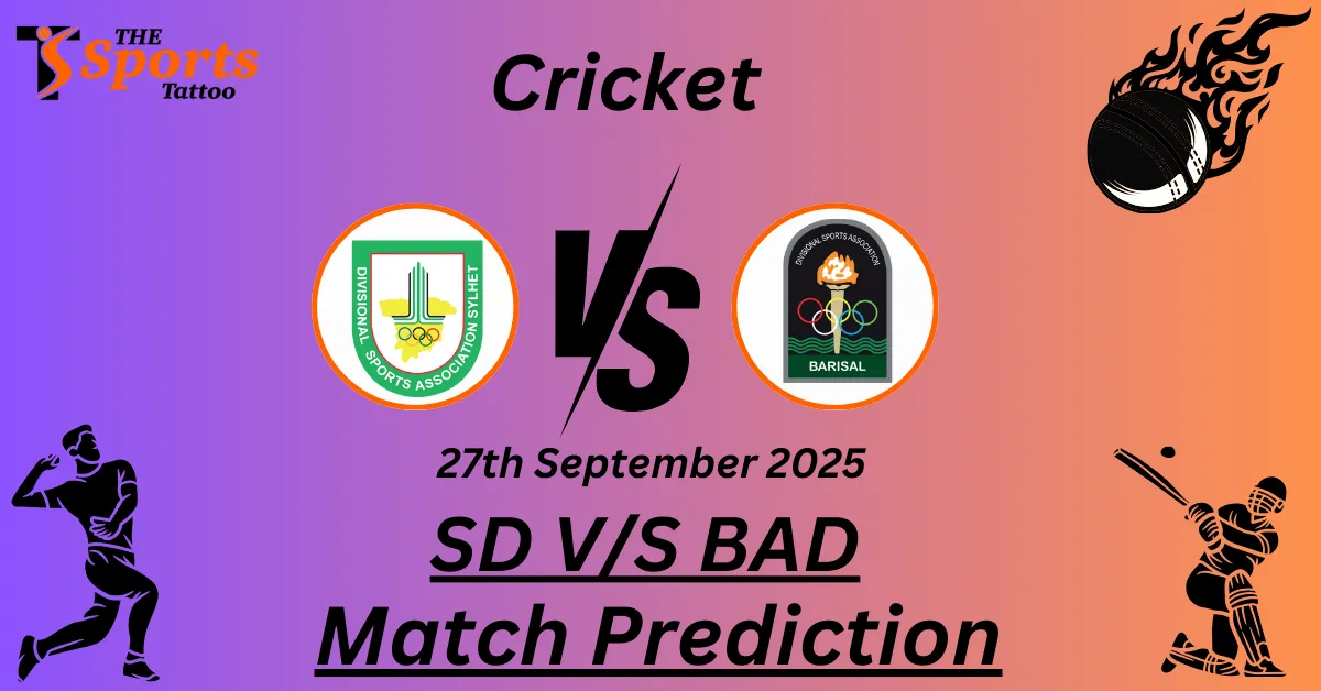 SD vs BAD Match Prediction