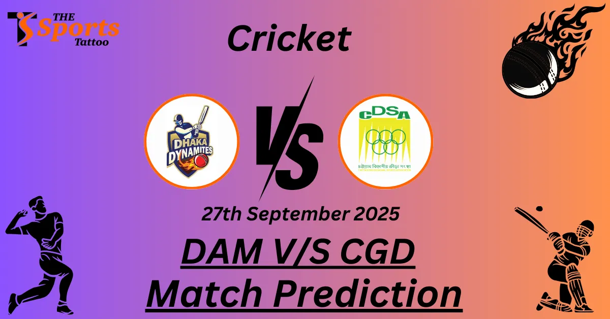 DAM vs CGD Match Prediction