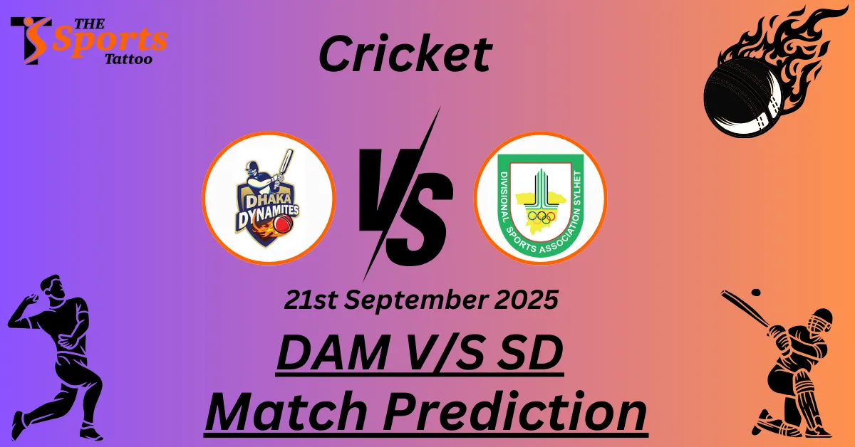 DAM vs SD Match Prediction