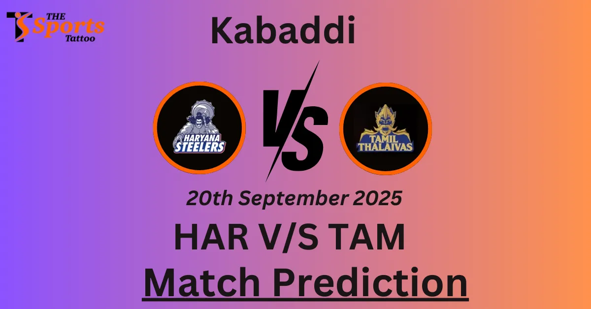 HAR vs TAM Match Prediction