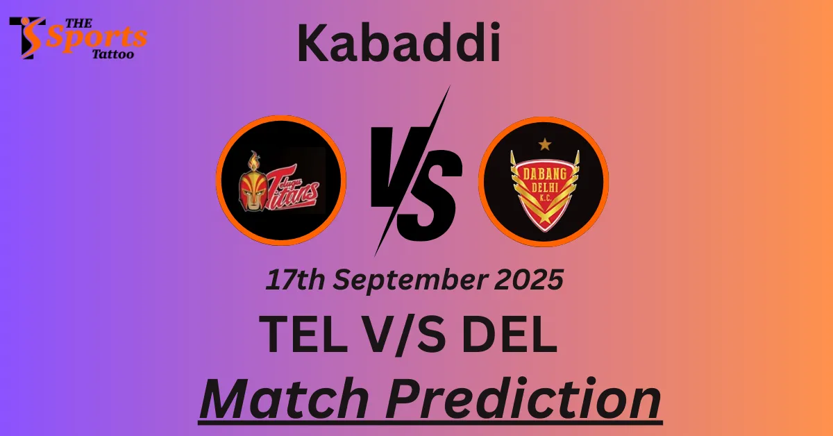 TEL vs DEL Match Prediction
