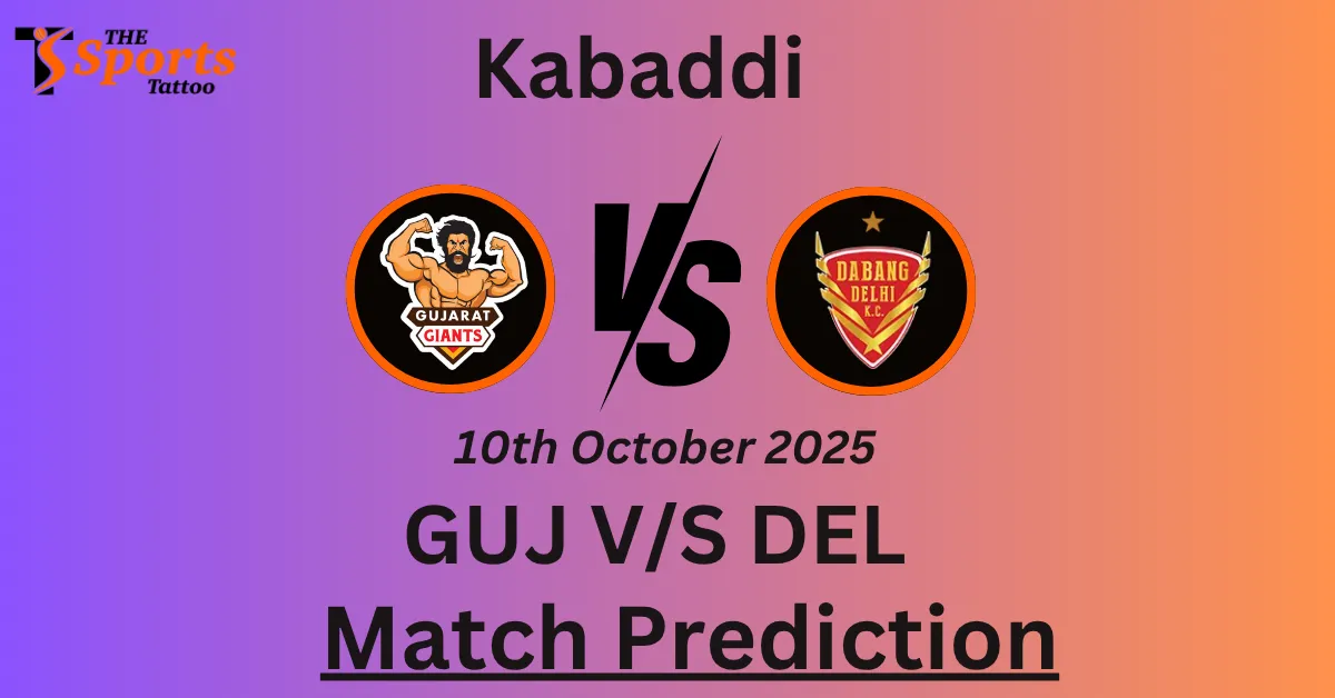 GUJ vs DEL Match Prediction