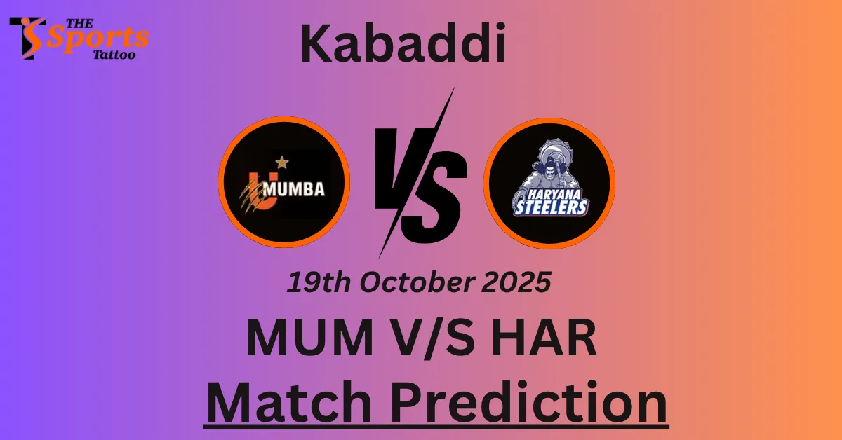 MUM vs HAR Match Prediction