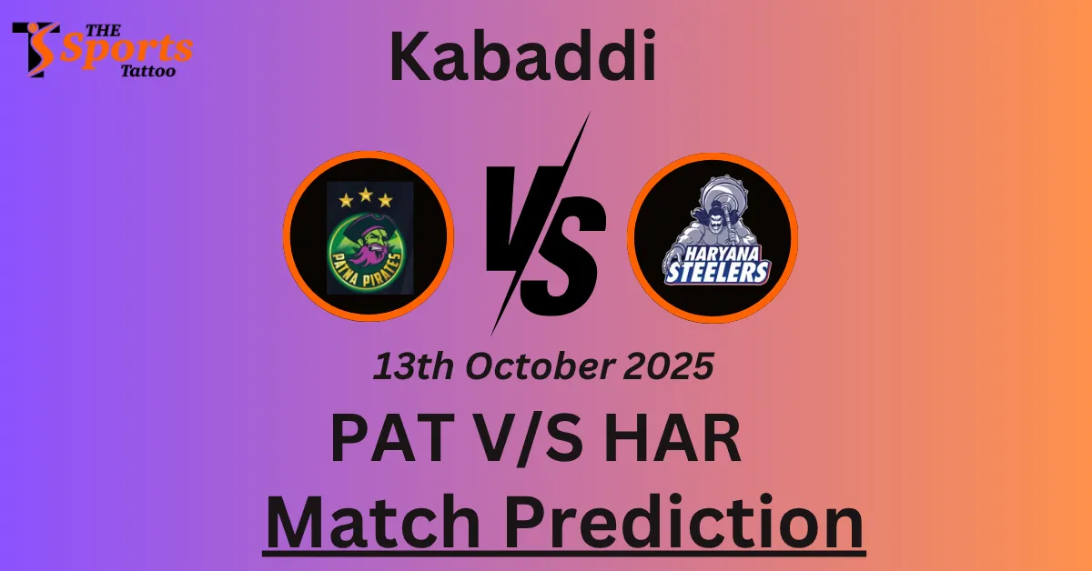 PAT vs HAR Match Prediction