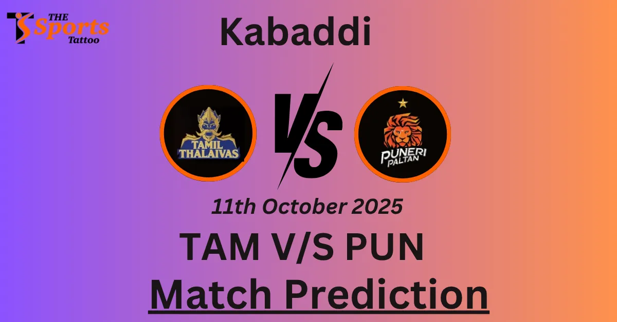 TAM vs PUN Match Prediction